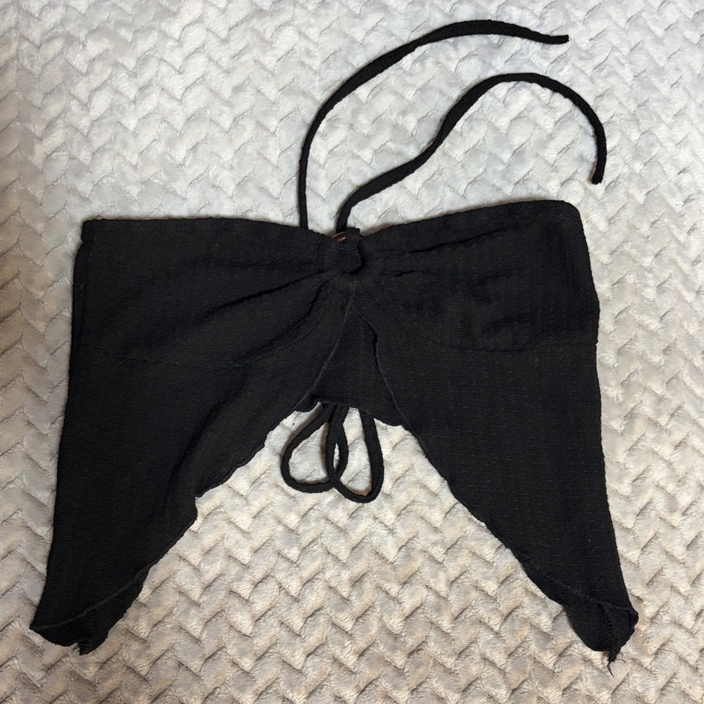 SHEIN Black strapless Top